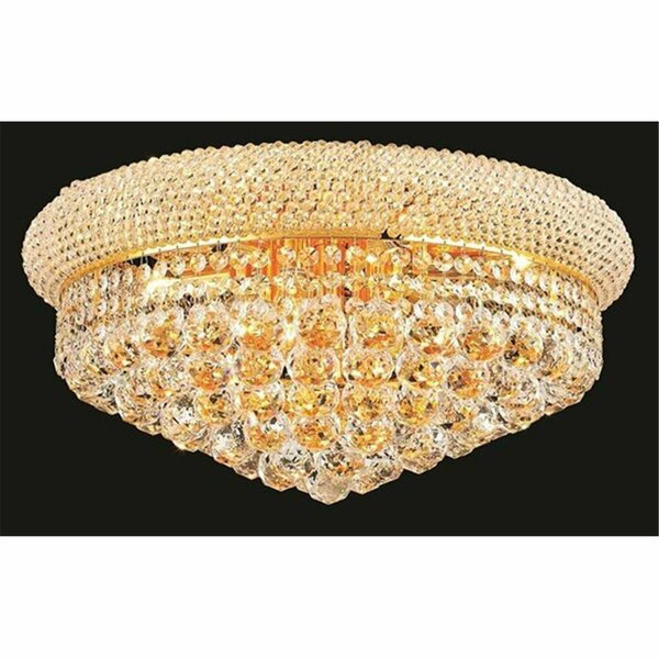 Lighting Business 1800F20G-RC 20 D x 10 in. Primo Collection Flush Mount - Royal Cut, Gold LI2224552